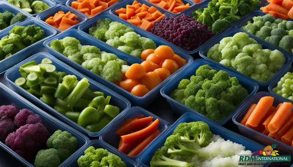IQF vegetable storage IQF vegetable storage