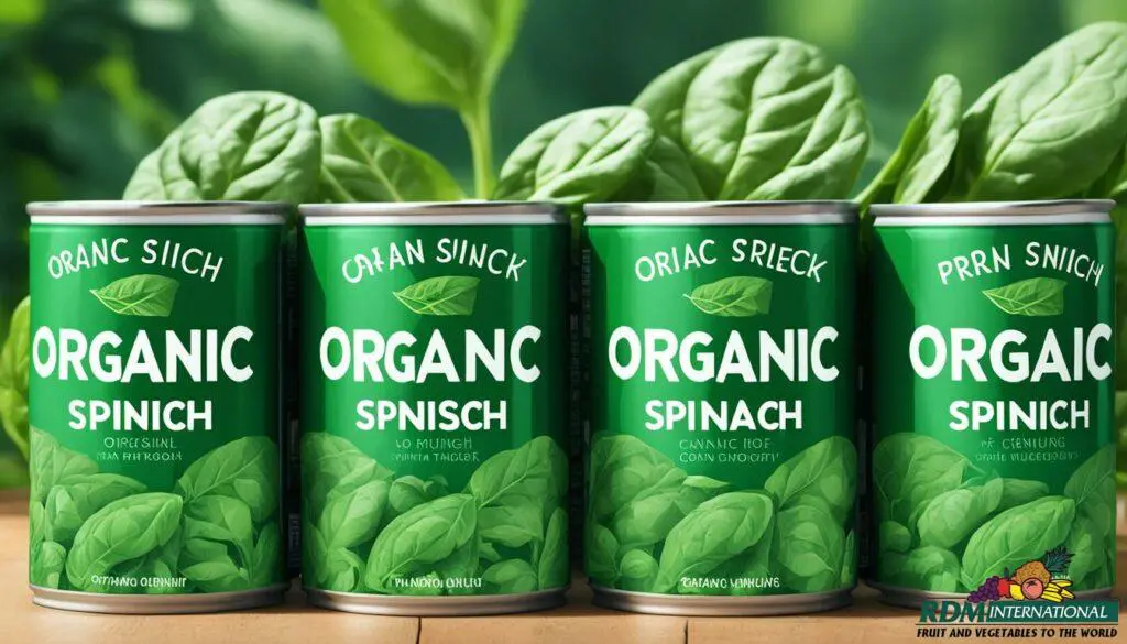 wholesale organic canned spinach wholesale organic canned spinach