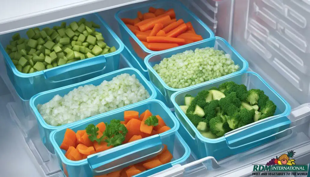 frozen vegetable storage tips