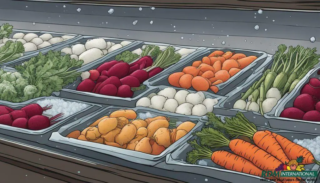 frozen vegetable storage tips