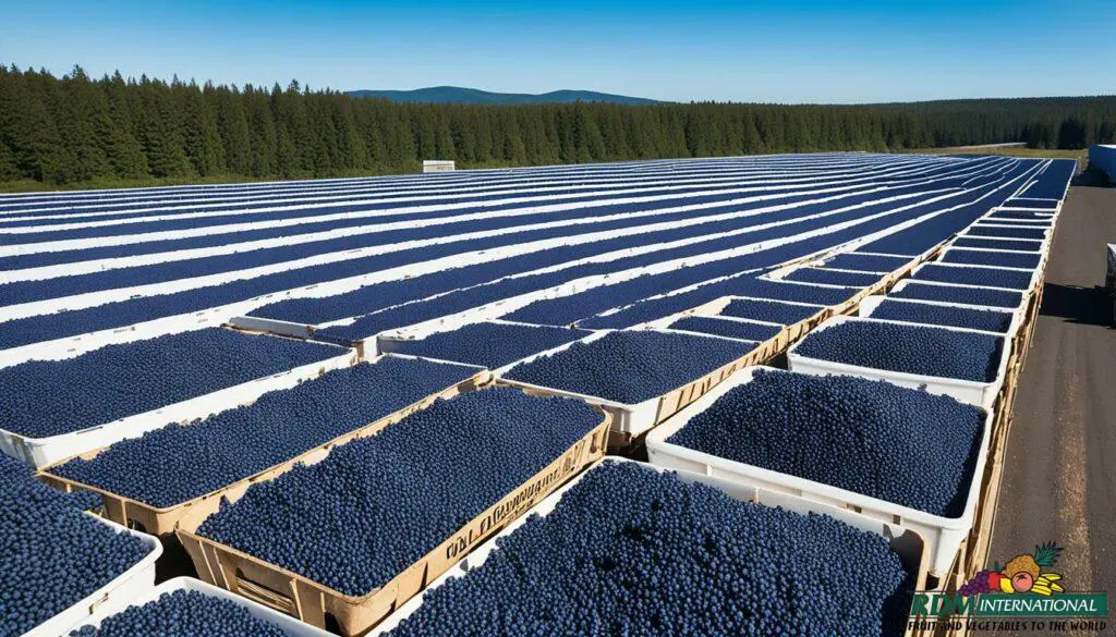 blueberry supply chain blueberry supply chain