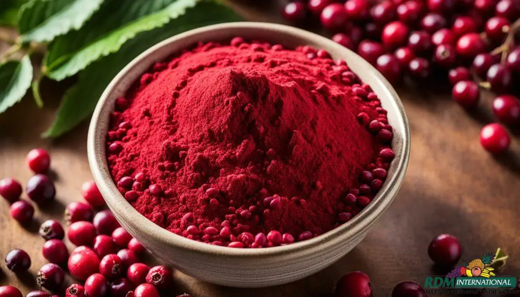 organic cranberry powder