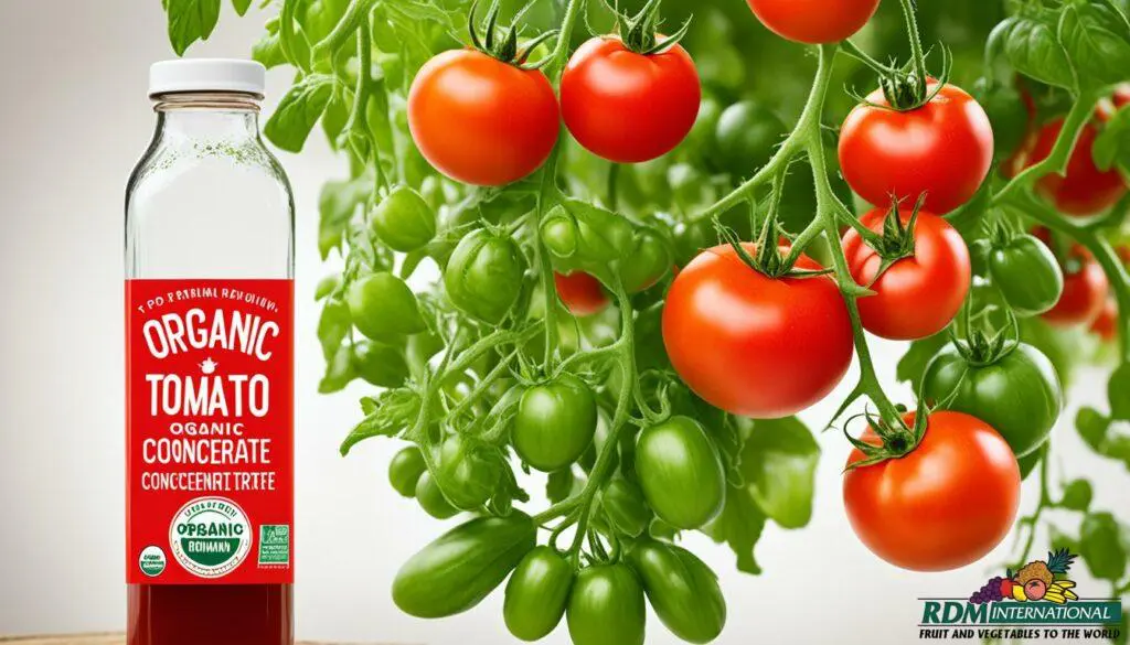 organic tomato concentrate