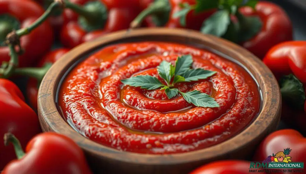 Premium Red Pepper Puree Premium Red Pepper Puree