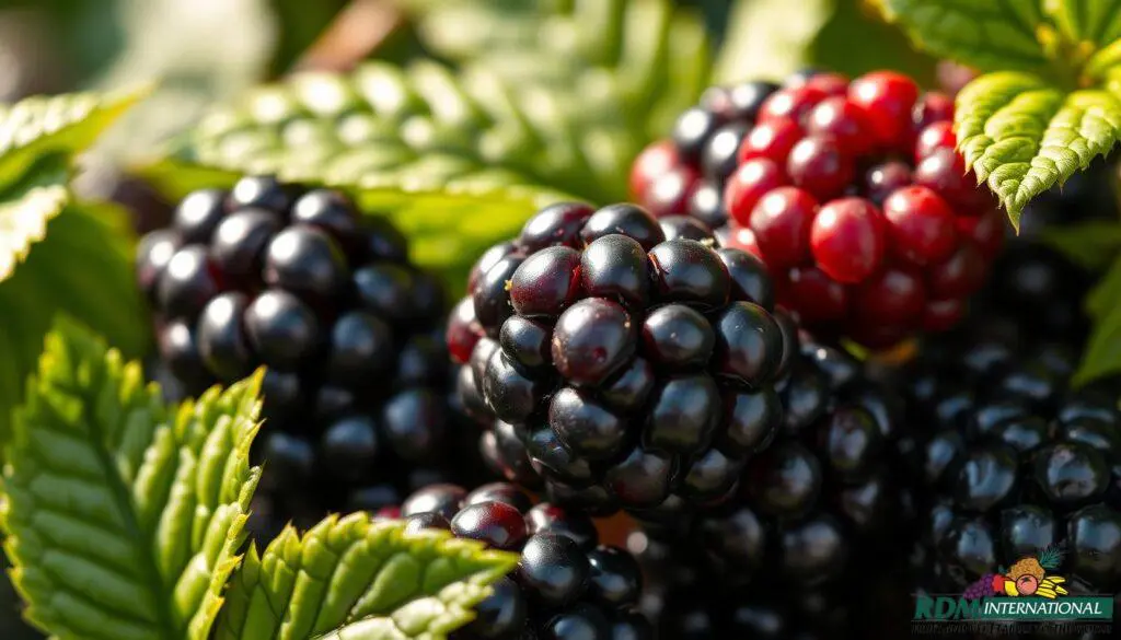 Blackberries and black raspberries Blackberries and black raspberries