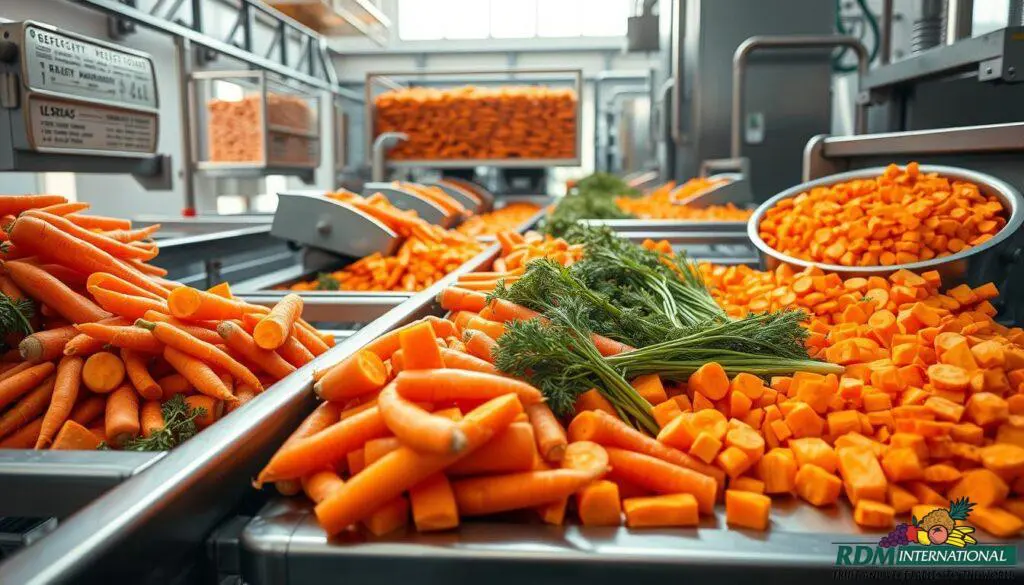 Natural carrot processing