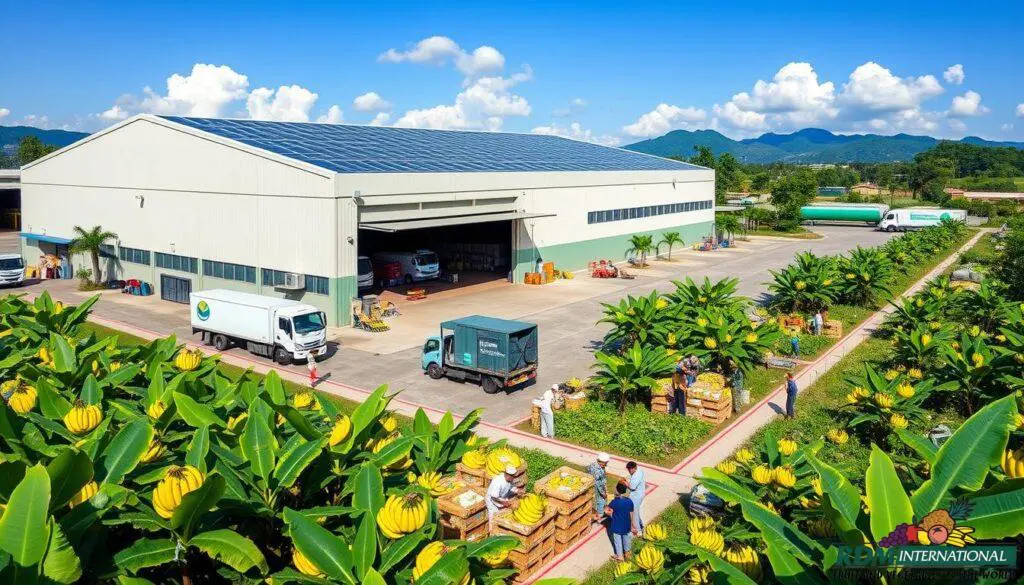 Sustainable banana distribution Sustainable banana distribution