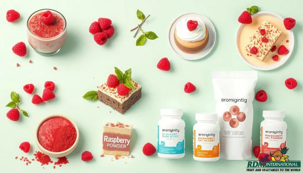raspberry powder applications