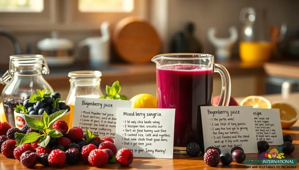 boysenberry juice recipe ideas