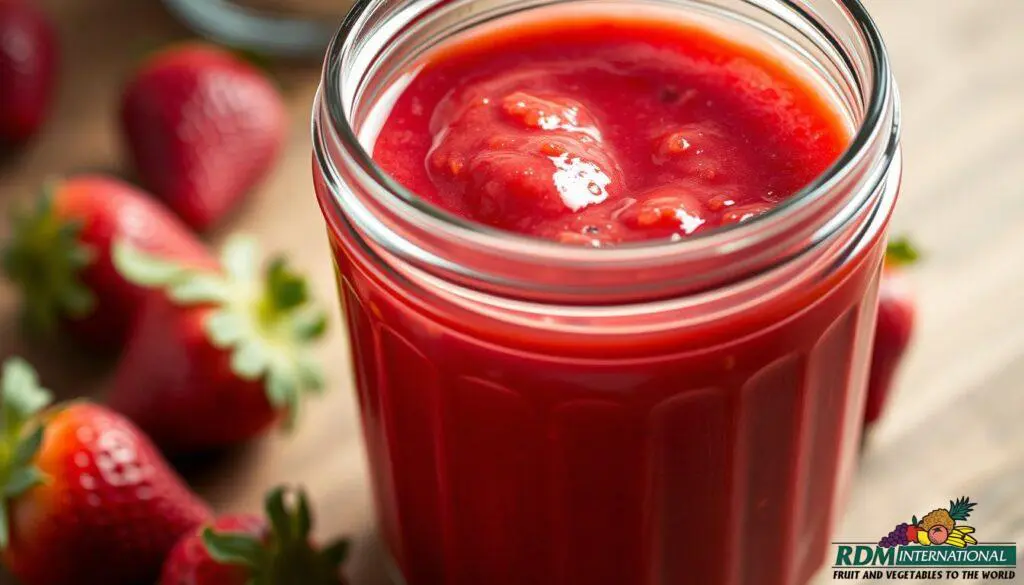 strawberry smoothie puree