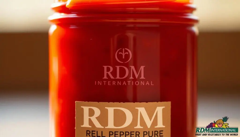 RDM International Red Bell Pepper Puree RDM International Red Bell Pepper Puree