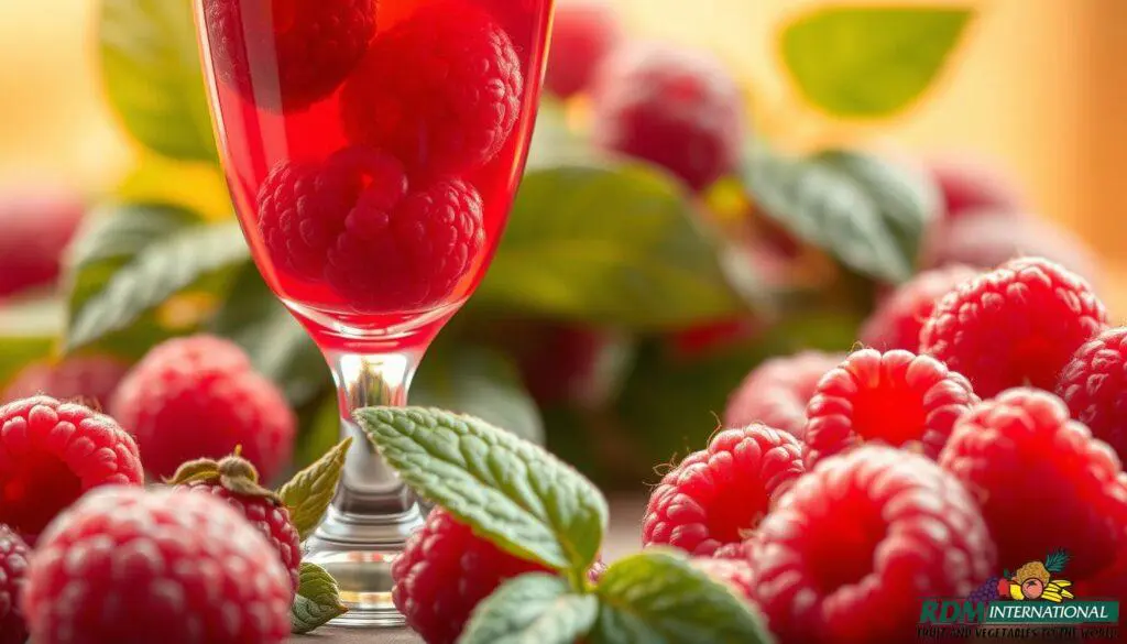 health benefits of red raspberry juice