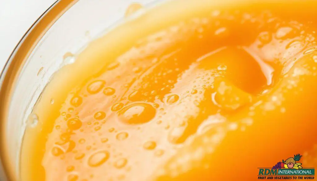 homemade orange puree