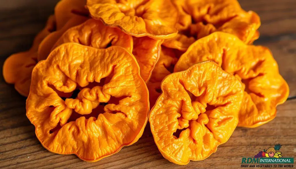 organic dried papayas