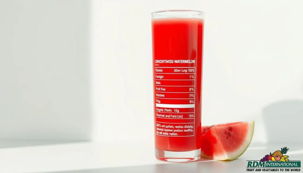Nutritional Profile of Concentrated Watermelon Juice Nutritional Profile of Concentrated Watermelon Juice