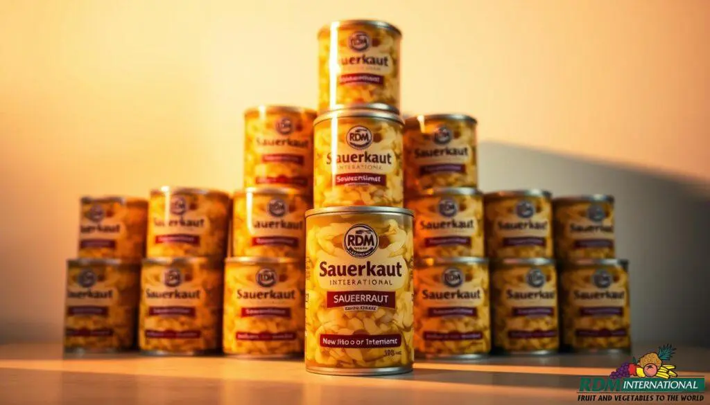 RDM International's canned sauerkraut RDM International's canned sauerkraut