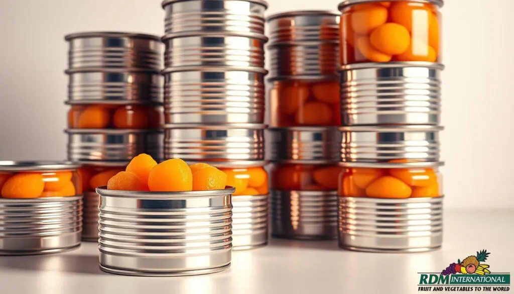 canned citrus fruit