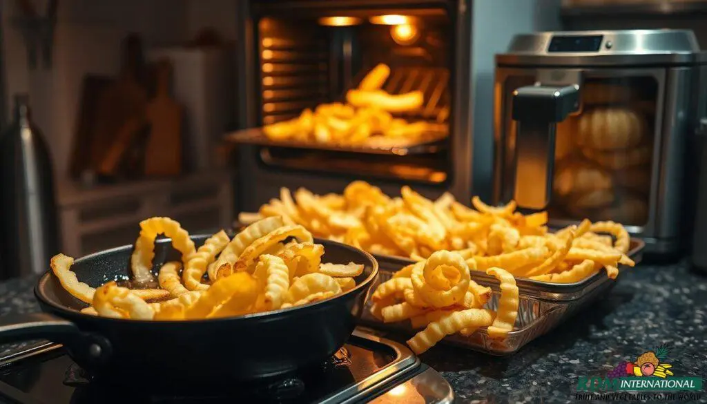 crinkle fries cooking methods