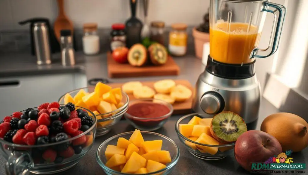 fruit purees in kitchen recipes