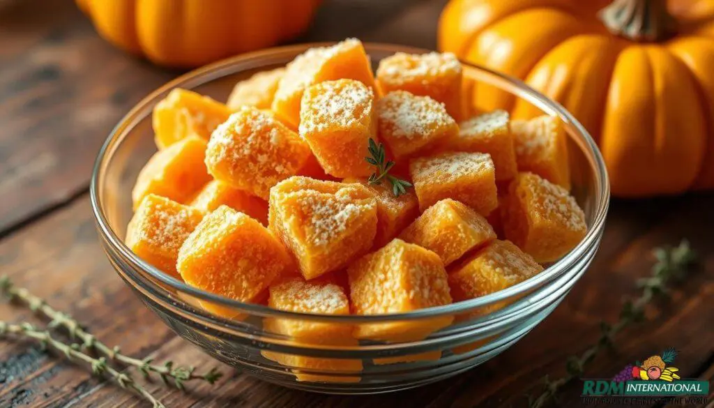 frozen pumpkin puree chunks