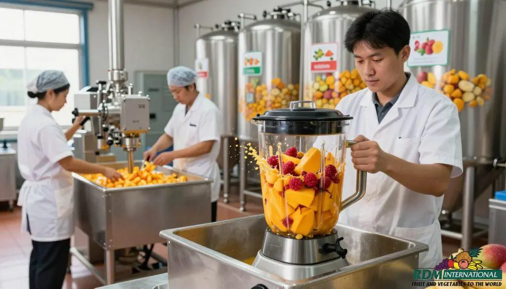 fruit puree manufacturing techniques