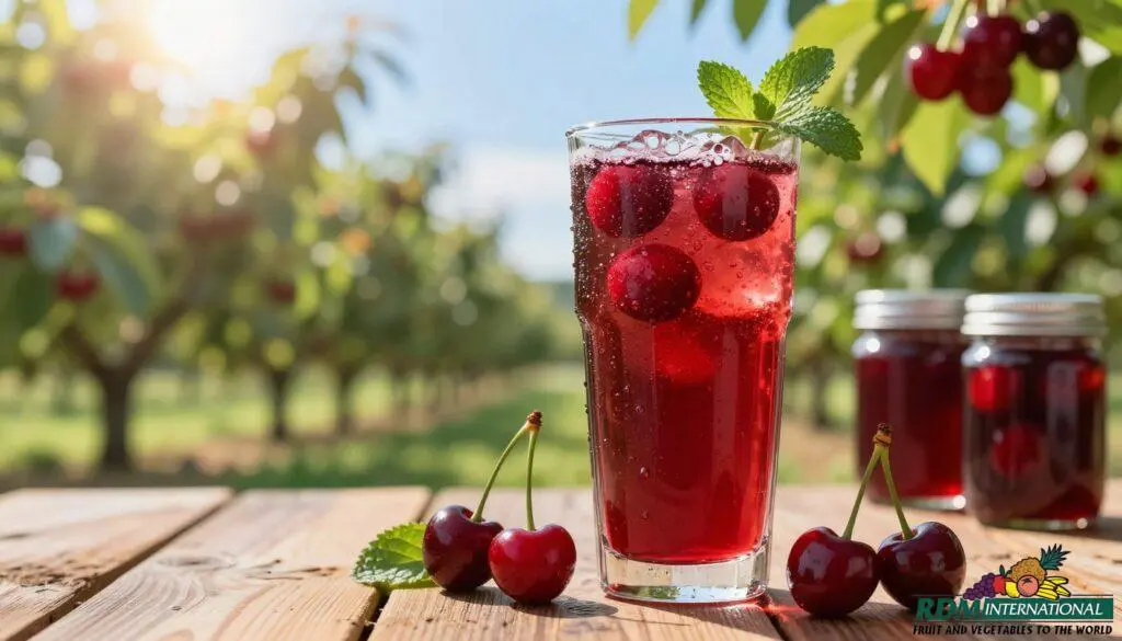 cherry flavor in beverages