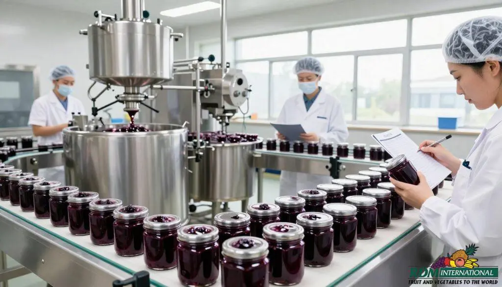 commercial jam manufacturing