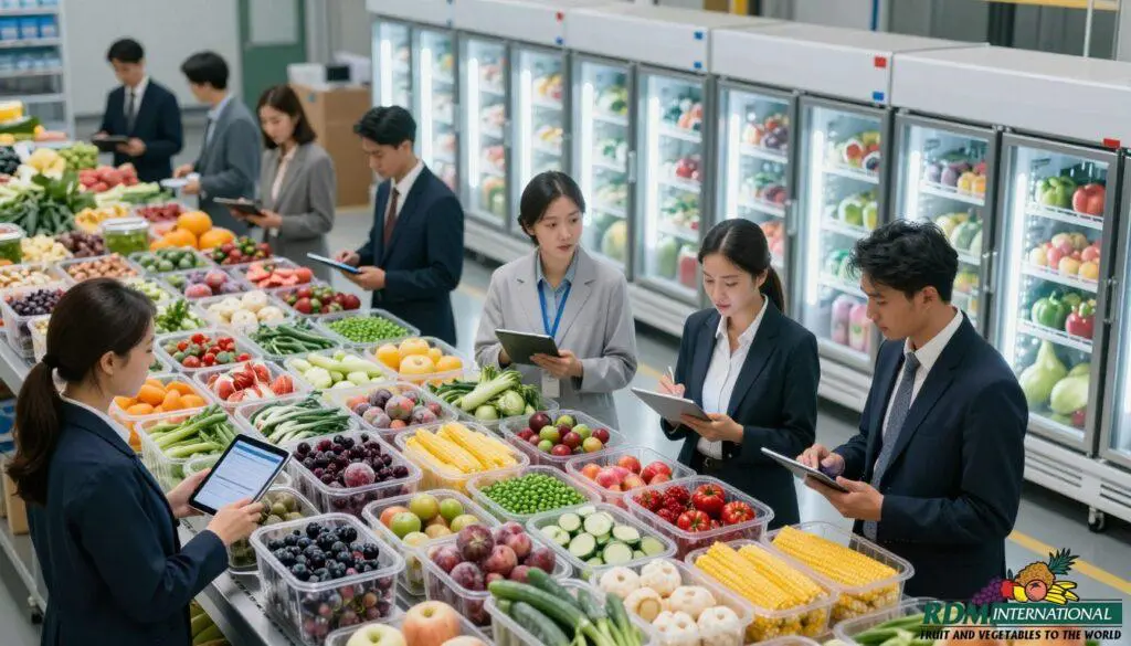 frozen produce logistics management