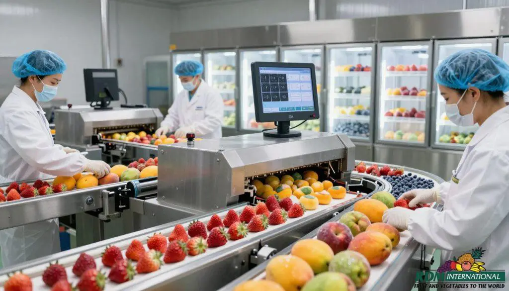 standardized sizing in IQF fruit processing standardized sizing in IQF fruit processing