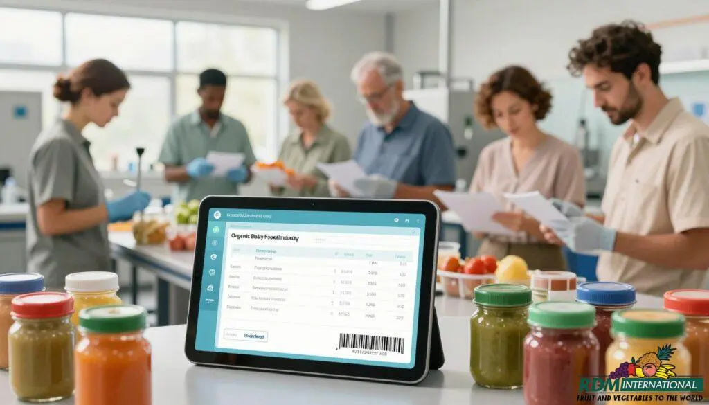 traceability in baby food industry