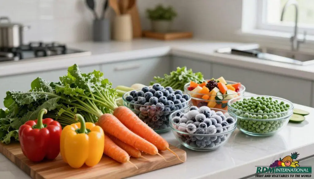 Culinary versatility of fresh and frozen produce
