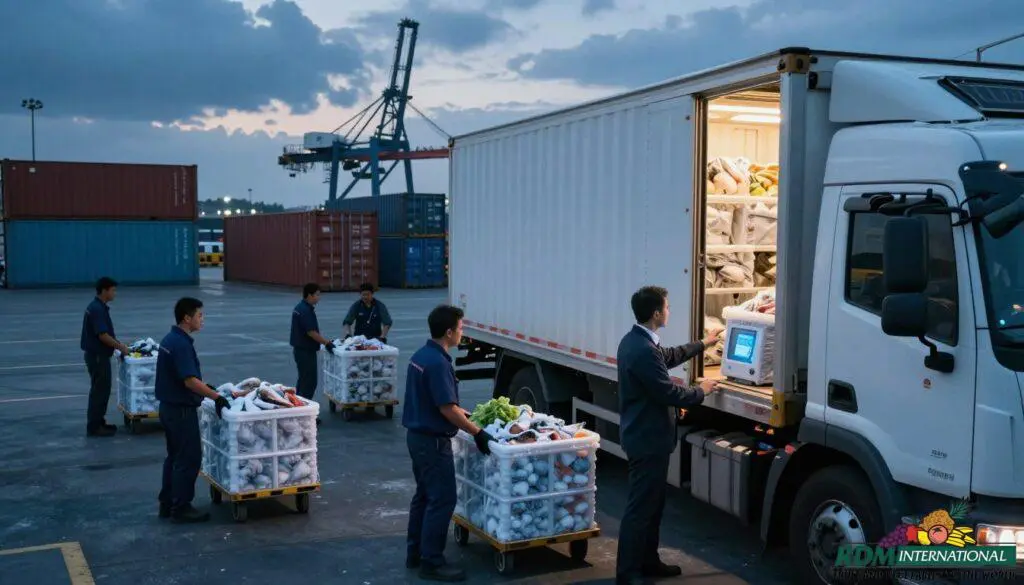 frozen ingredient transportation