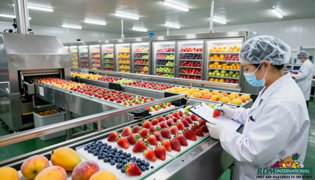 IQF fruit processing IQF fruit processing