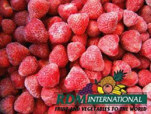 Wolesale IQF fruit distributor and supplier frozen berries like IQF organic strawberries
