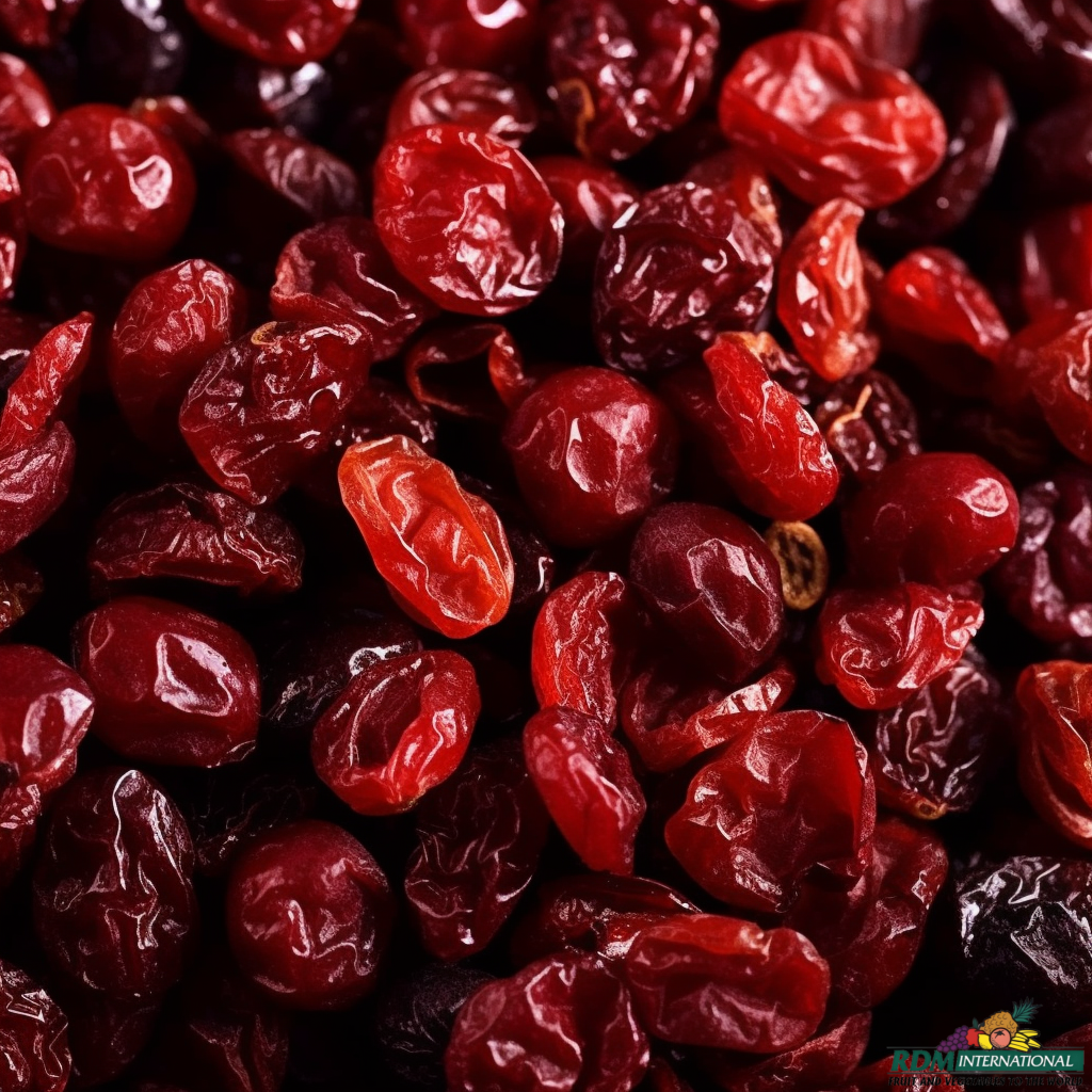 Dried Cranberries RDM International Fruit & Vegetables to the World