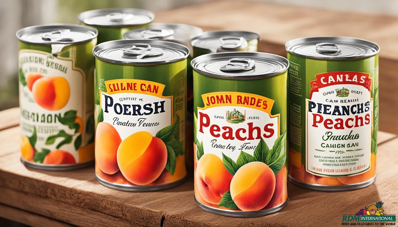 Bulk Canned Peaches Supplier