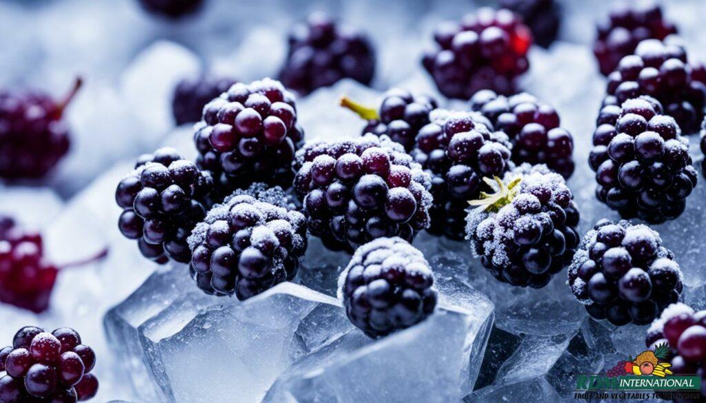 IQF marionberry products