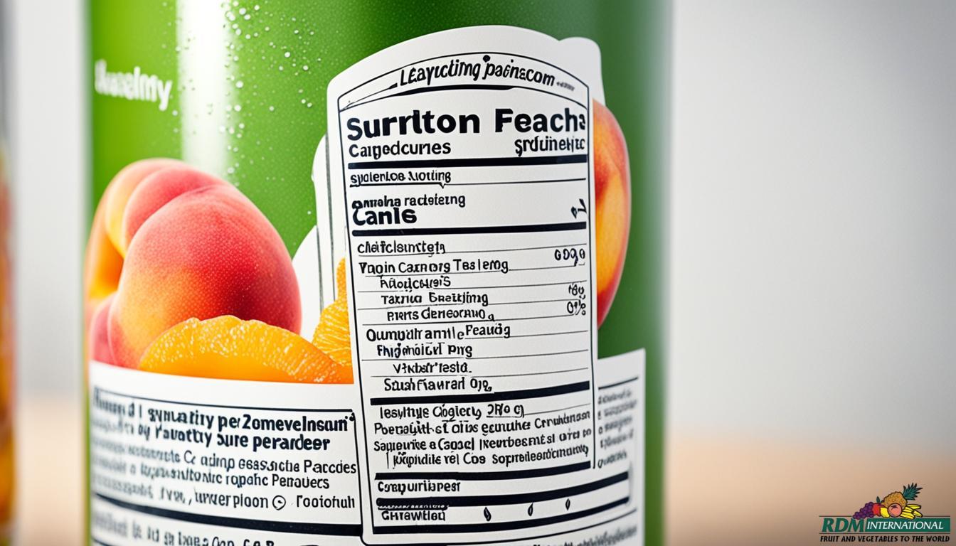 Leading Canned Peaches Supplier