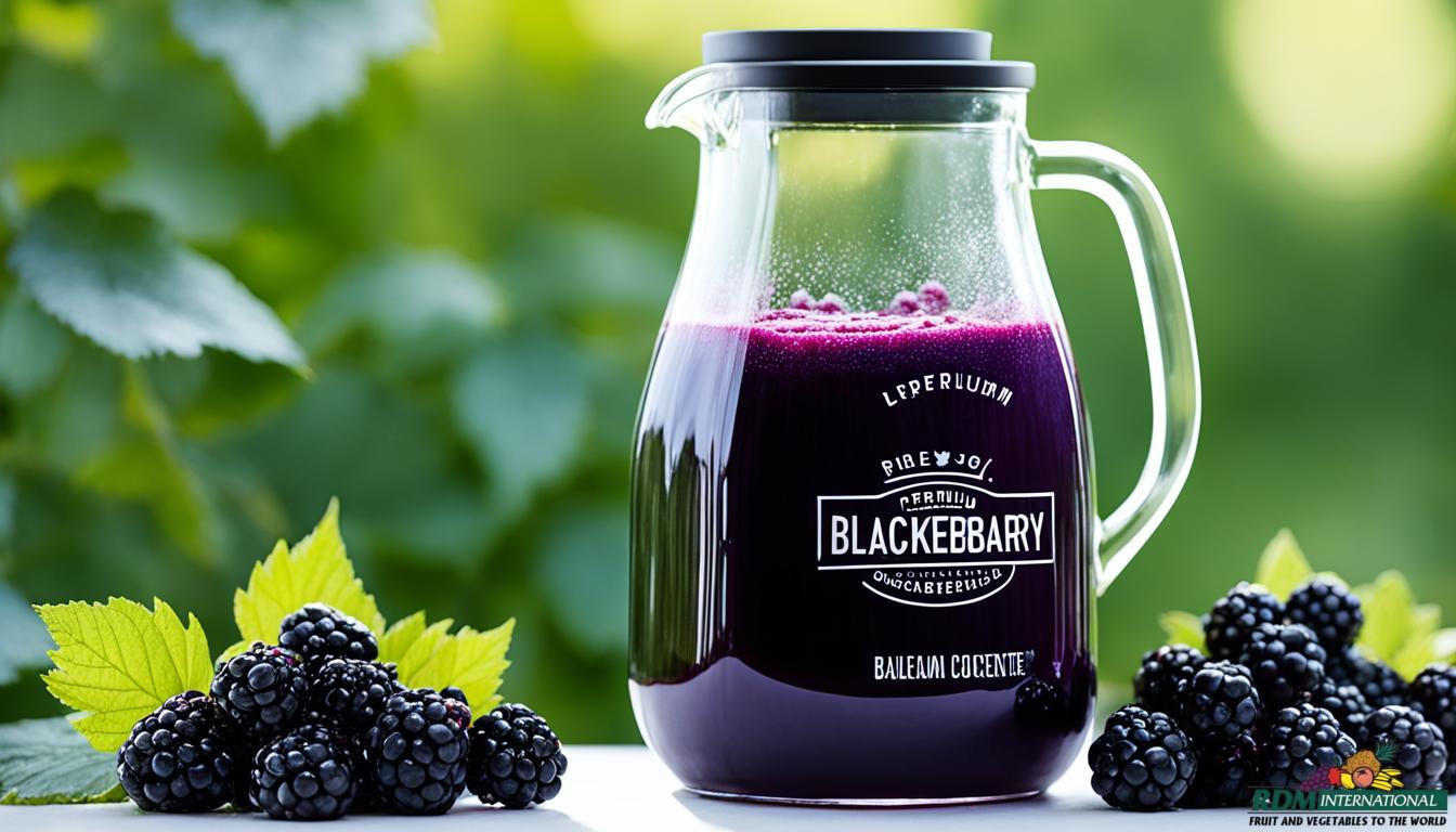 Premium Blackberry Juice Concentrate Supplier