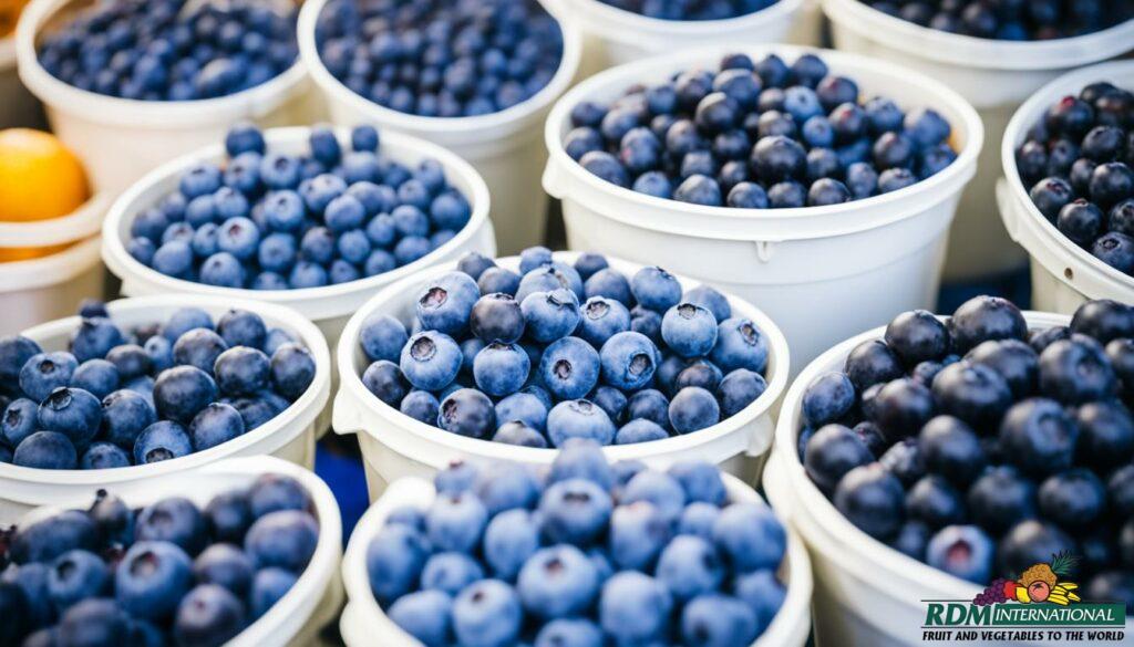 Wholesale blueberry products