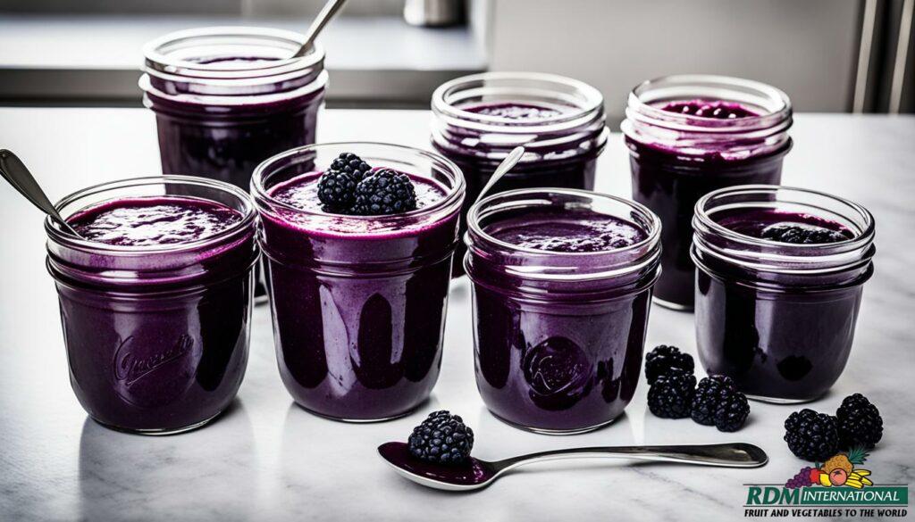 black raspberry puree convenience
