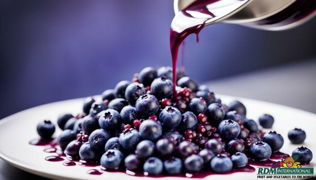 blueberry puree for food professionals