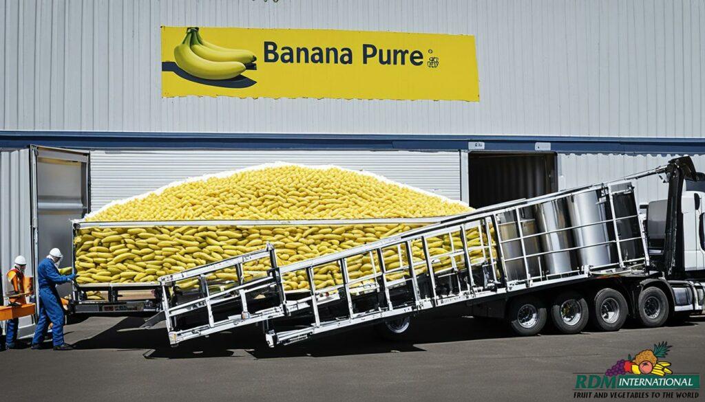 bulk aseptic banana puree distributor