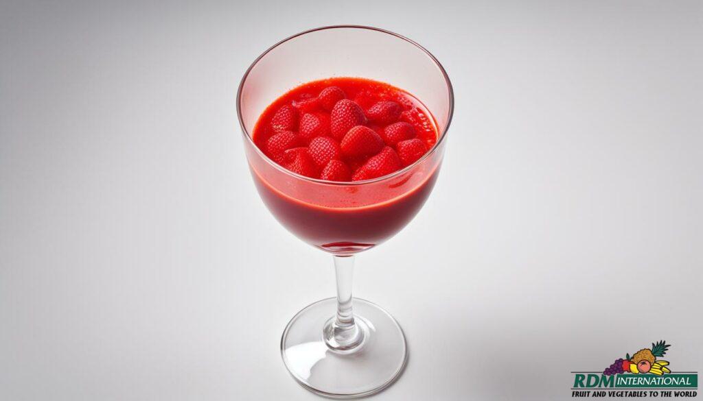 commercial strawberry puree