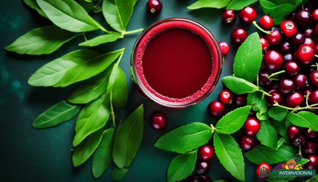 cranberry juice concentrate benefits
