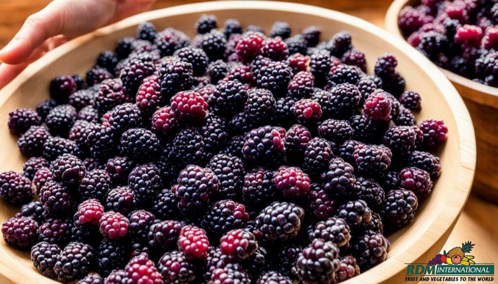 dried marionberry products