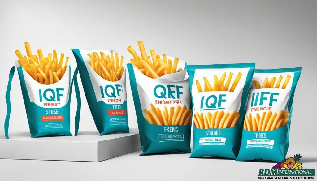 iqf french fry packaging