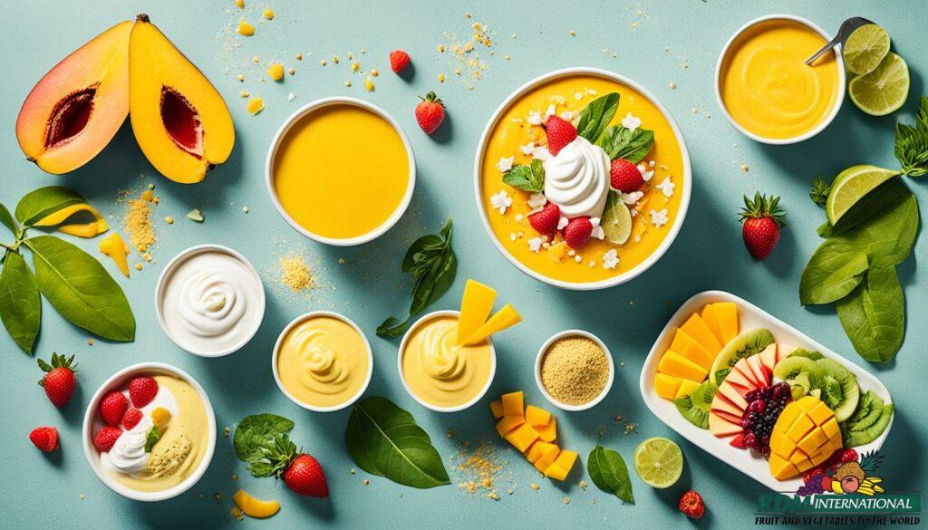 mango powder applications