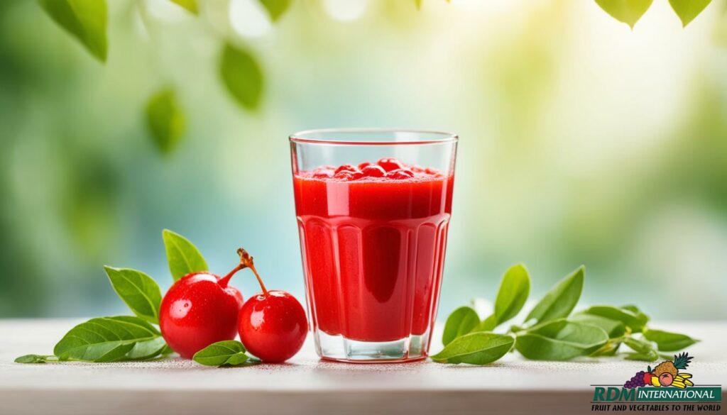 organic acerola puree