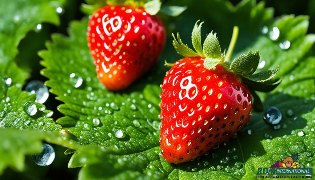 organic strawberries